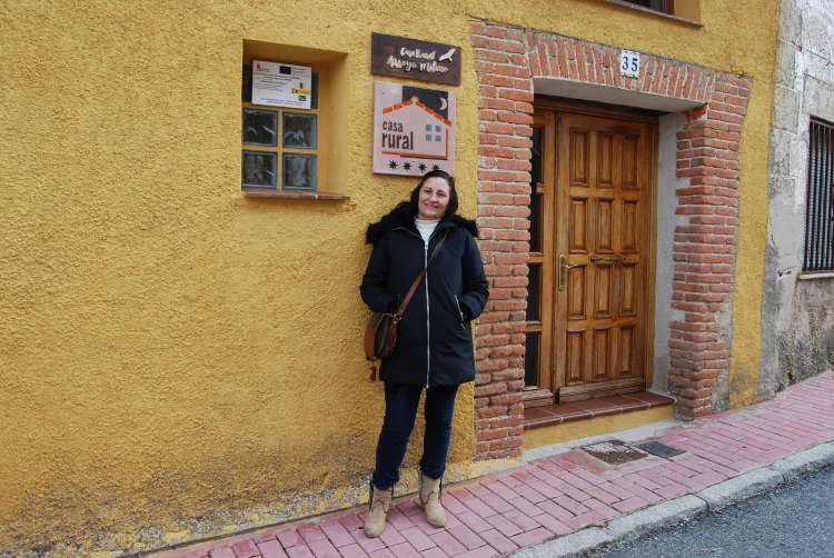 Entrada de Casa Rural Arroyo Milano en Maello, Ávila